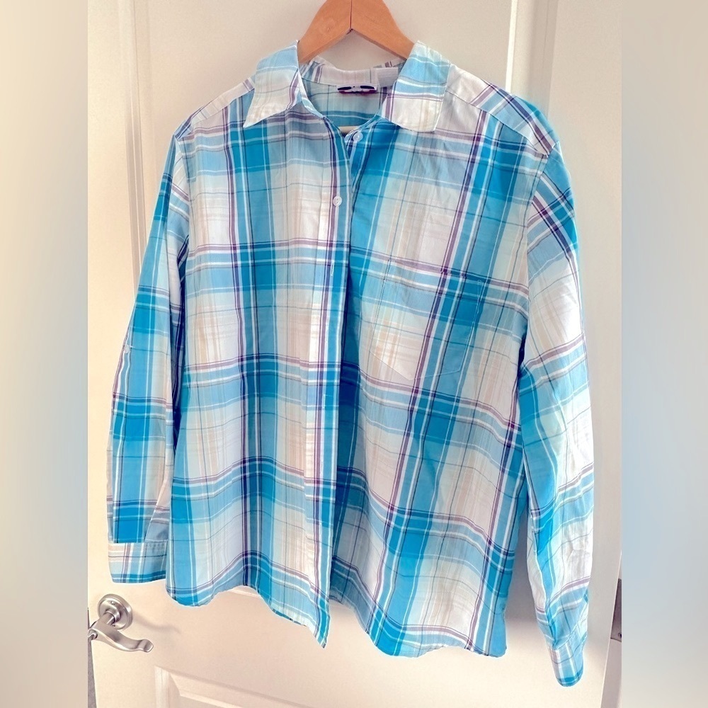 3 for $60 Plaid Alia Sport Button up shirt